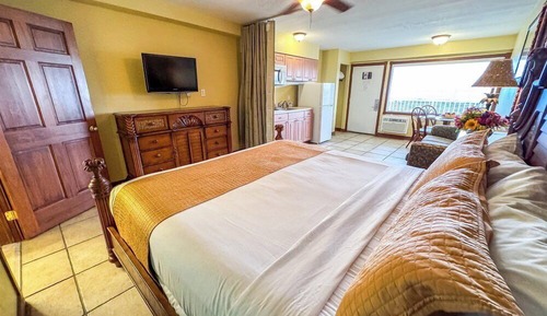 Habitación Premium, 1 cama de matrimonio grande con sofá cama, vistas a la playa (LARGO)