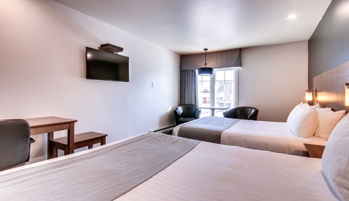 Habitación clásica, 2 camas de matrimonio (1st floor, no elavator)