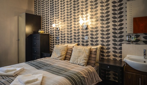 Habitación estándar doble, baño compartido