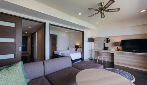 Suite panorámica, 2 habitaciones, no fumadores, vistas al mar