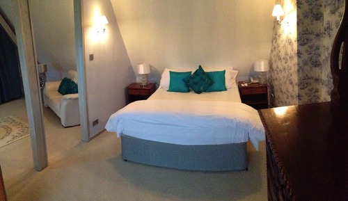 Habitación familiar, varias camas, no fumadores, en la zona del patio