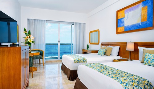 Habitación estándar doble, 2 camas dobles