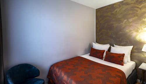 Estudio familiar, 1 cama de matrimonio con sofá cama, no fumadores, cocina básica