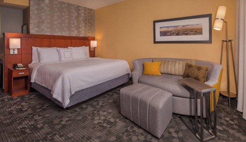 Habitación, 1 cama de matrimonio grande con sofá cama