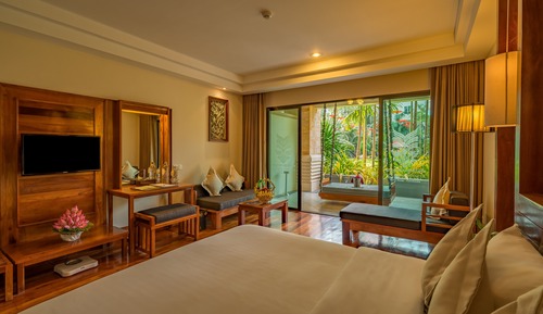 Habitación Deluxe con 1 cama doble o 2 individuales, acceso a la piscina (Copa Cabana)