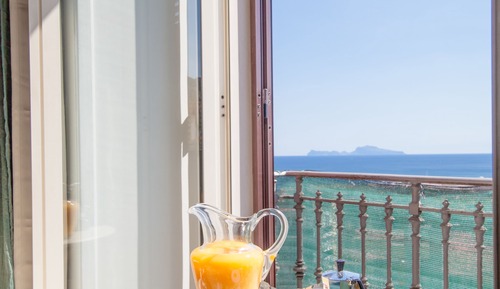 Habitación exclusiva doble, 1 cama de matrimonio, vistas al mar