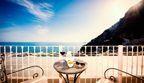 Habitación clásica doble, 1 habitación, terraza, vistas al mar