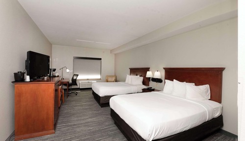 Habitación, 2 camas de matrimonio, accesible para personas con discapacidad, no fumadores