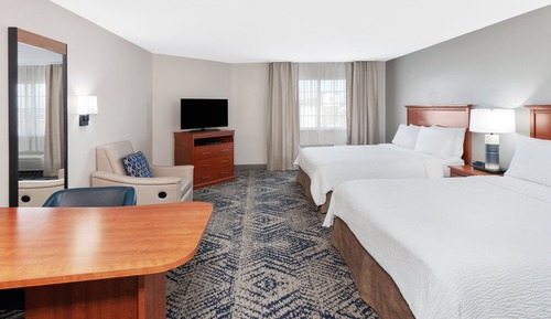 Suite estudio, 2 camas de matrimonio