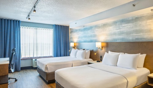 Habitación estándar, 2 camas de matrimonio, no fumadores