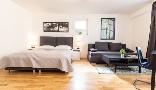 Apartamento Deluxe, 1 cama de matrimonio con sofá cama