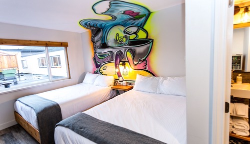 Habitación estándar, 2 camas de matrimonio