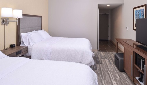 Habitación, 2 camas de matrimonio, no fumadores, frigorífico y microondas