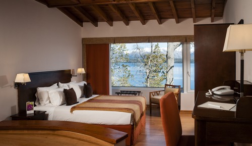 Suite, 1 cama de matrimonio grande, bañera de hidromasaje, vistas al lago