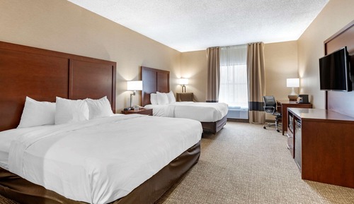 Habitación, 2 camas de matrimonio, accesible para personas con discapacidad, no fumadores