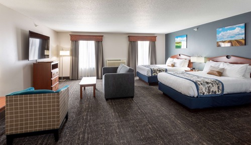 Suite estudio, 2 camas de matrimonio, accesible en silla de ruedas, no fumadores