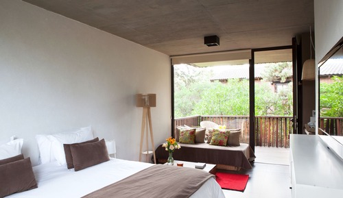 Habitación superior, 1 cama de matrimonio, frigorífico y microondas