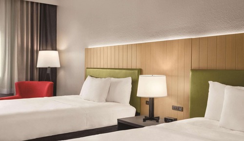 Habitación, 2 camas de matrimonio, accesible para personas con discapacidad, no fumadores