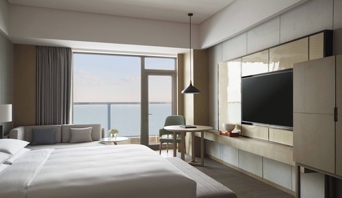 Habitación ejecutiva, 1 cama de matrimonio grande, vistas al mar