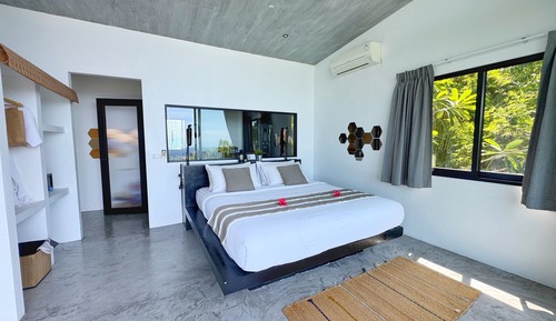 Villa Confort, 1 habitación, piscina privada, vistas al mar