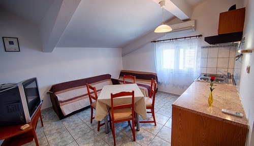 Apartamento, 1 habitación, balcón, vistas al mar (1 -Attic)