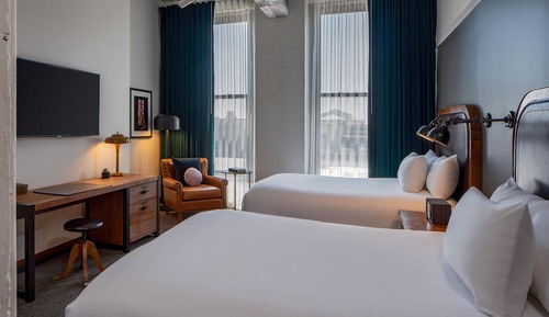 Habitación Deluxe, 2 camas de matrimonio, no fumadores