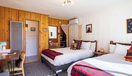 Cabaña estándar, 2 camas de matrimonio, no fumadores