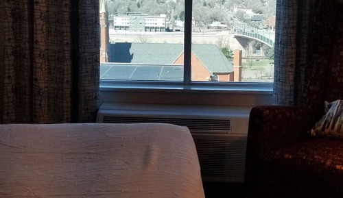 Habitación, 2 camas de matrimonio, vistas a la montaña