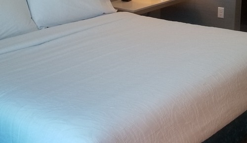 Habitación, 1 cama de matrimonio grande (Roll-In Shower, Mobility & Hearing)