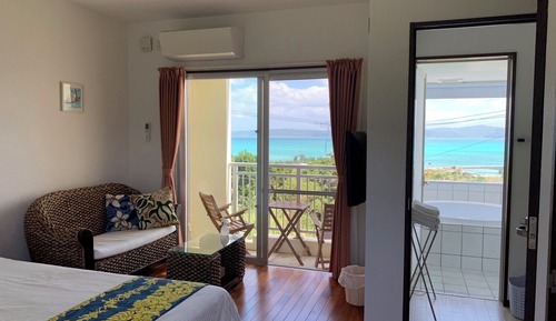 Habitación estándar con 2 camas individuales, vistas al mar (202)