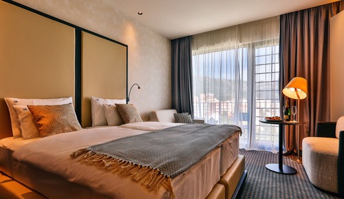 Habitación Deluxe doble, 1 cama de matrimonio grande, no fumadores, vistas al mar