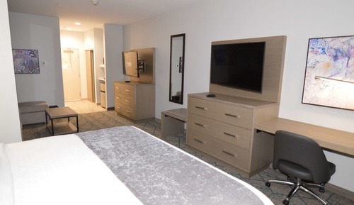 Suite, 1 cama de matrimonio grande, no fumadores (Shower Only;with Sofabed)