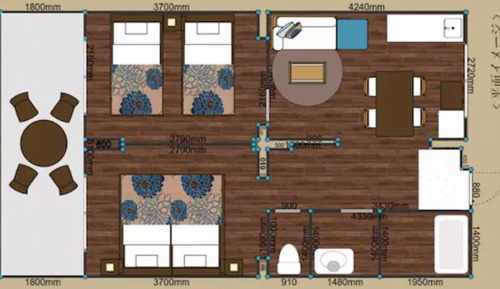 Habitación familiar, no fumadores (Umikaze, Standard)