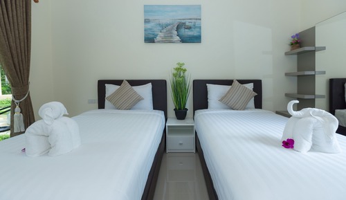 Garden Villa, Twin Beds