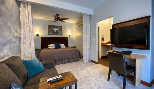 Suite de lujo, 1 cama de matrimonio grande, no fumadores, vistas al complejo turístico (Suite 2)