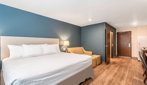 Estudio Deluxe, 1 cama de matrimonio grande con sofá cama, no fumadores, frigorífico y microondas