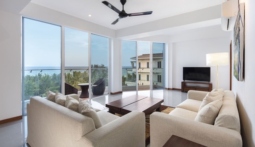 Apartamento de lujo, varias camas, accesible para personas con discapacidad, vistas al mar