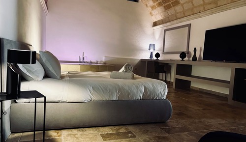 Suite Deluxe, 1 cama de matrimonio grande con sofá cama, no fumadores