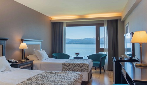 Habitación doble superior, 2 camas individuales, vistas al lago