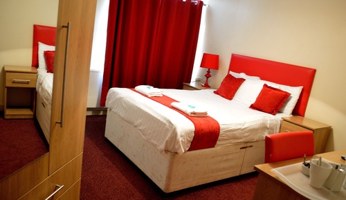 Habitación doble, baño compartido