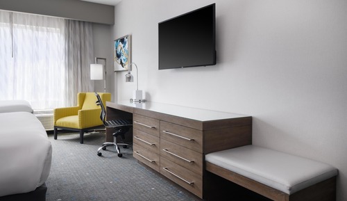 Habitación estándar, 2 camas de matrimonio, no fumadores, frigorífico y microondas