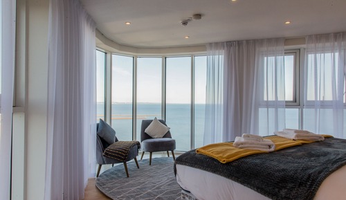 Ático panorámico, 4 habitaciones, vistas al mar