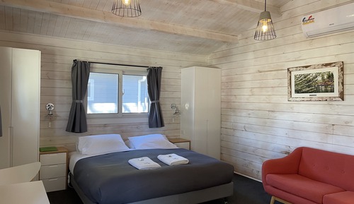 Cabaña de lujo, 1 cama de matrimonio grande