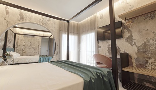 Suite de luna de miel, 1 cama de matrimonio, balcón, vistas al mar