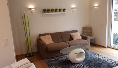 Apartamento Deluxe, 1 cama de matrimonio con sofá cama (incl. end cleaning fee €35)