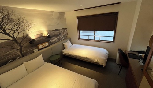 Habitación con 2 camas individuales, no fumadores (Studio,1 Semi Double Bed + 1 Sofa Bed)