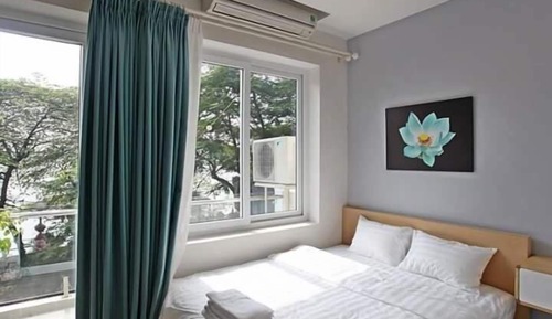 Apartamento Deluxe, 1 cama de matrimonio, balcón, junto al lago (Floor 2)