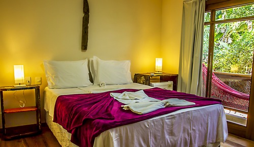 Quarto Superior, 1 cama Queen, Vista para o pátio