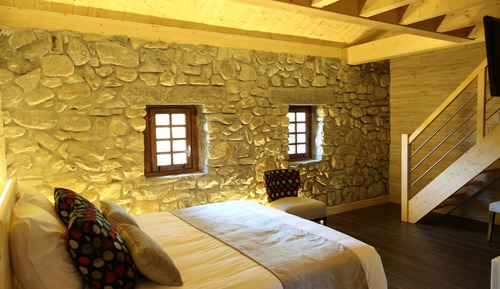 Habitación familiar doble, vistas al jardín