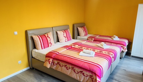 Habitación familiar, 3 camas individuales, no fumadores, frigorífico